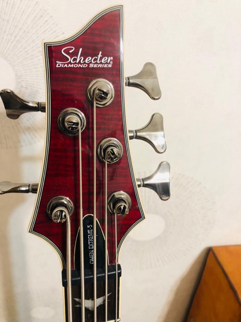 گیتار باس Schecter diamond series OMEN EXTREME-5|گیتار، بیس، امپلیفایر|تبریز, |دیوار