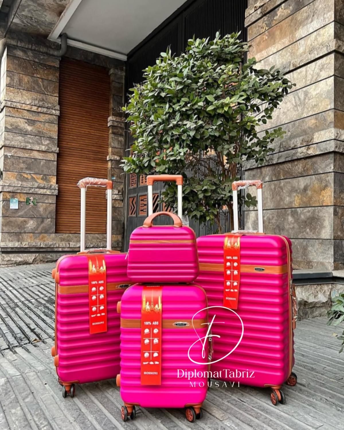 چمدان فایبر هاسونی / Hossoni|کیف، کفش، کمربند|تبریز, |دیوار