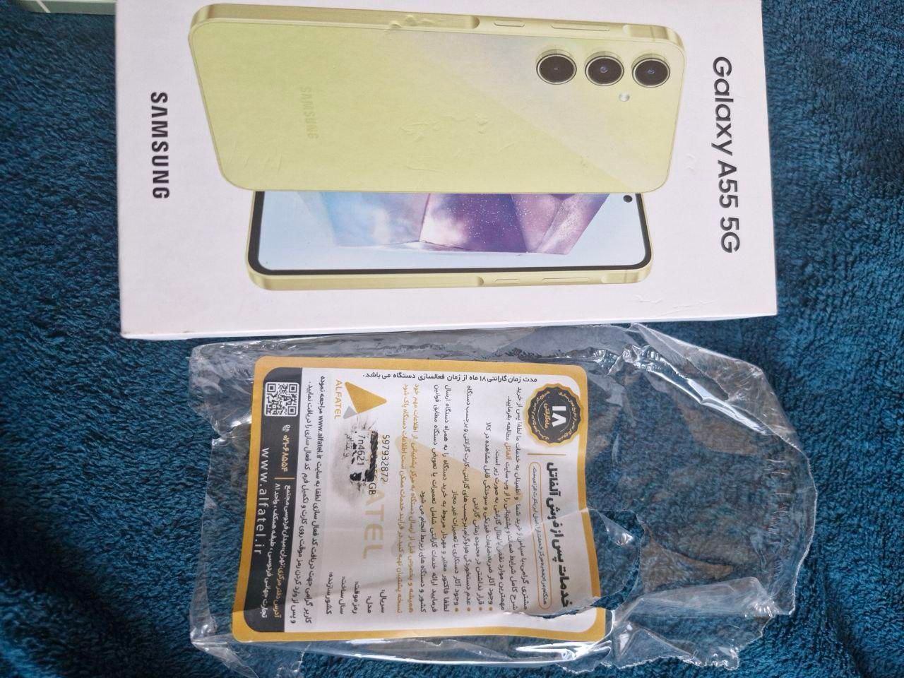 سامسونگ  Galaxy A55 5G با حافظهٔ ۲۵۶ گیگابایت|موبایل|تهران, لویزان|دیوار