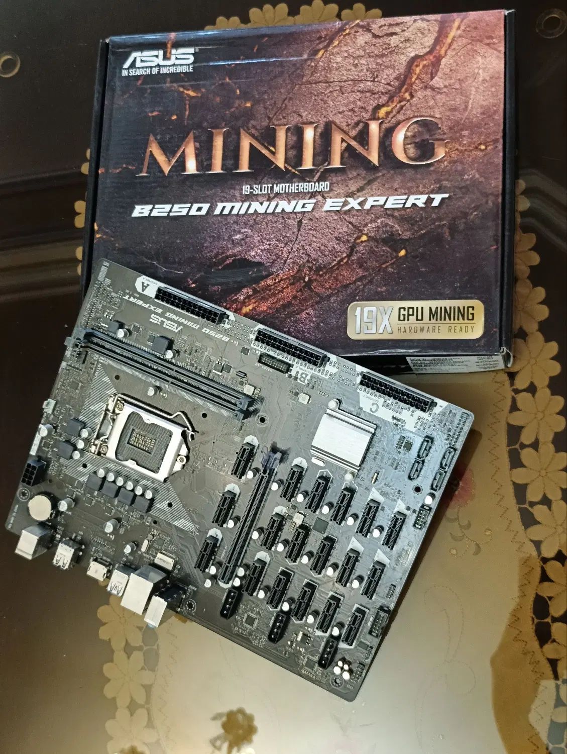 Motherboard B250 Mining Expert (19 Slot)|قطعات و لوازم جانبی رایانه|تهران, خواجه نظام الملک|دیوار