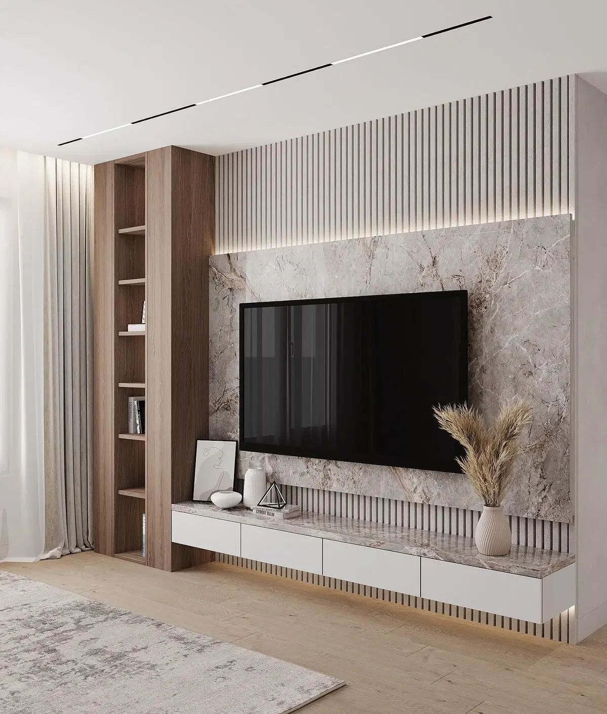 تی وی وال و میز TV با رنگبندی سلیقه ای|میز تلویزیون|رشت, گلسار|دیوار