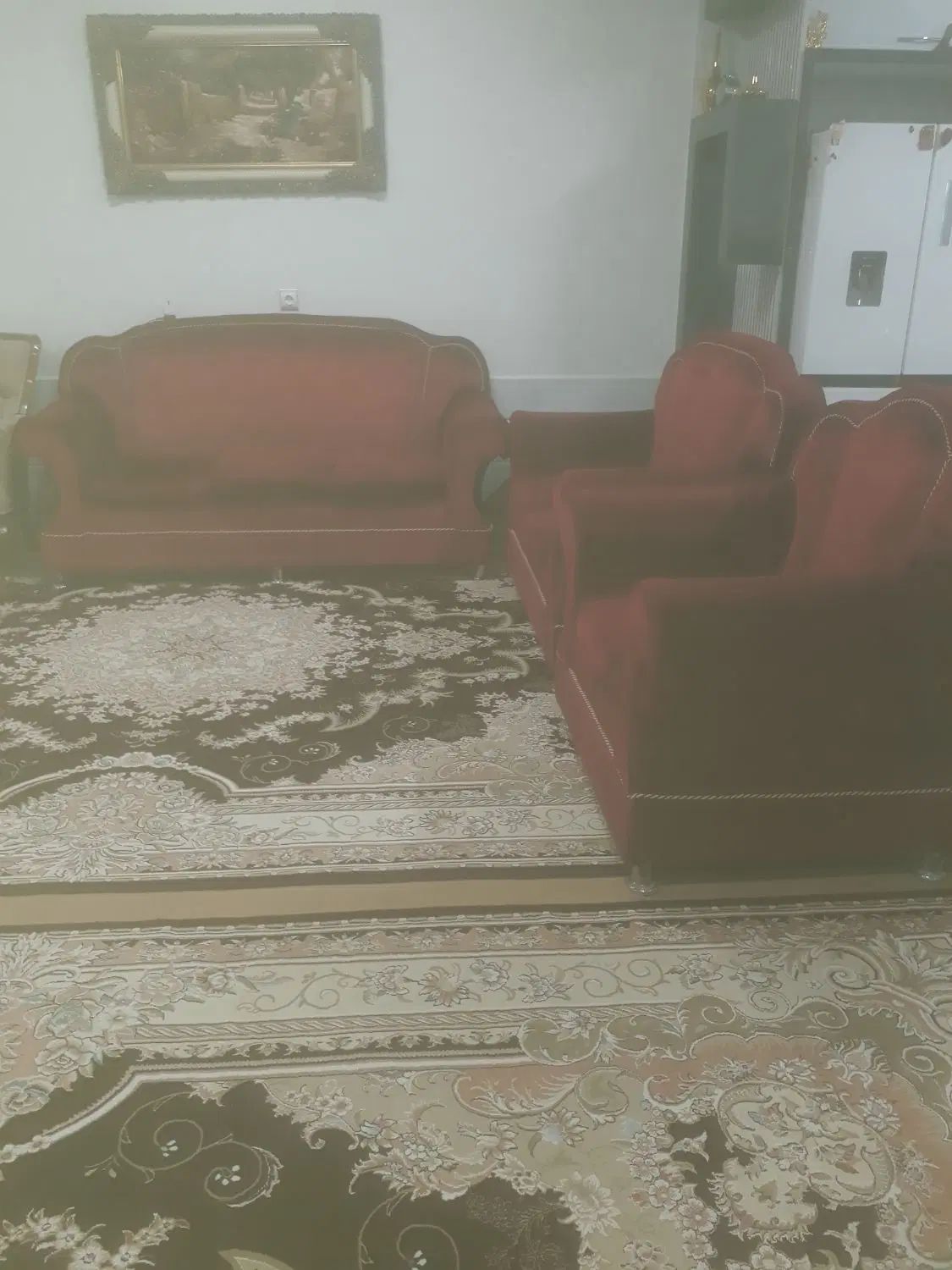 فروشی مبل شش نفره تمیز سالم بدون پارگی و شکستگی|مبلمان خانگی و میز عسلی|گناباد, |دیوار