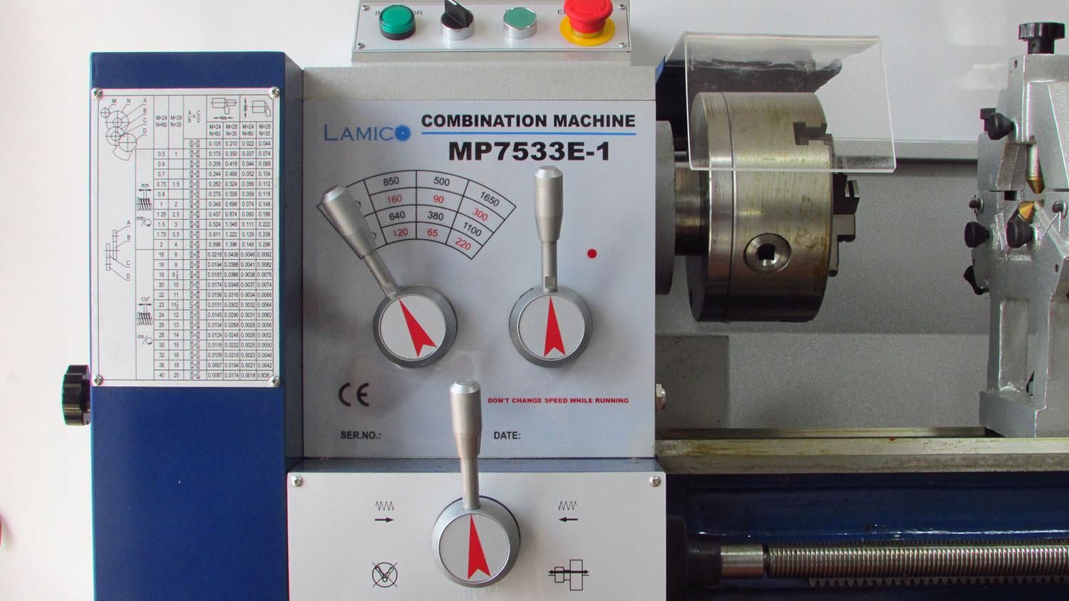 دستگاه تراش فرز چندکاره لامیکو مدل MP7533E-1|ماشینآلات صنعتی|گرمدره, |دیوار