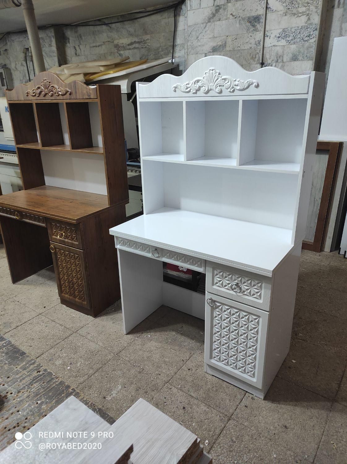 میز تحریر میزتحریر فرشته / میز تحریر کتابخانه دار|میز تحریر و کامپیوتر|اصفهان, رهنان|دیوار