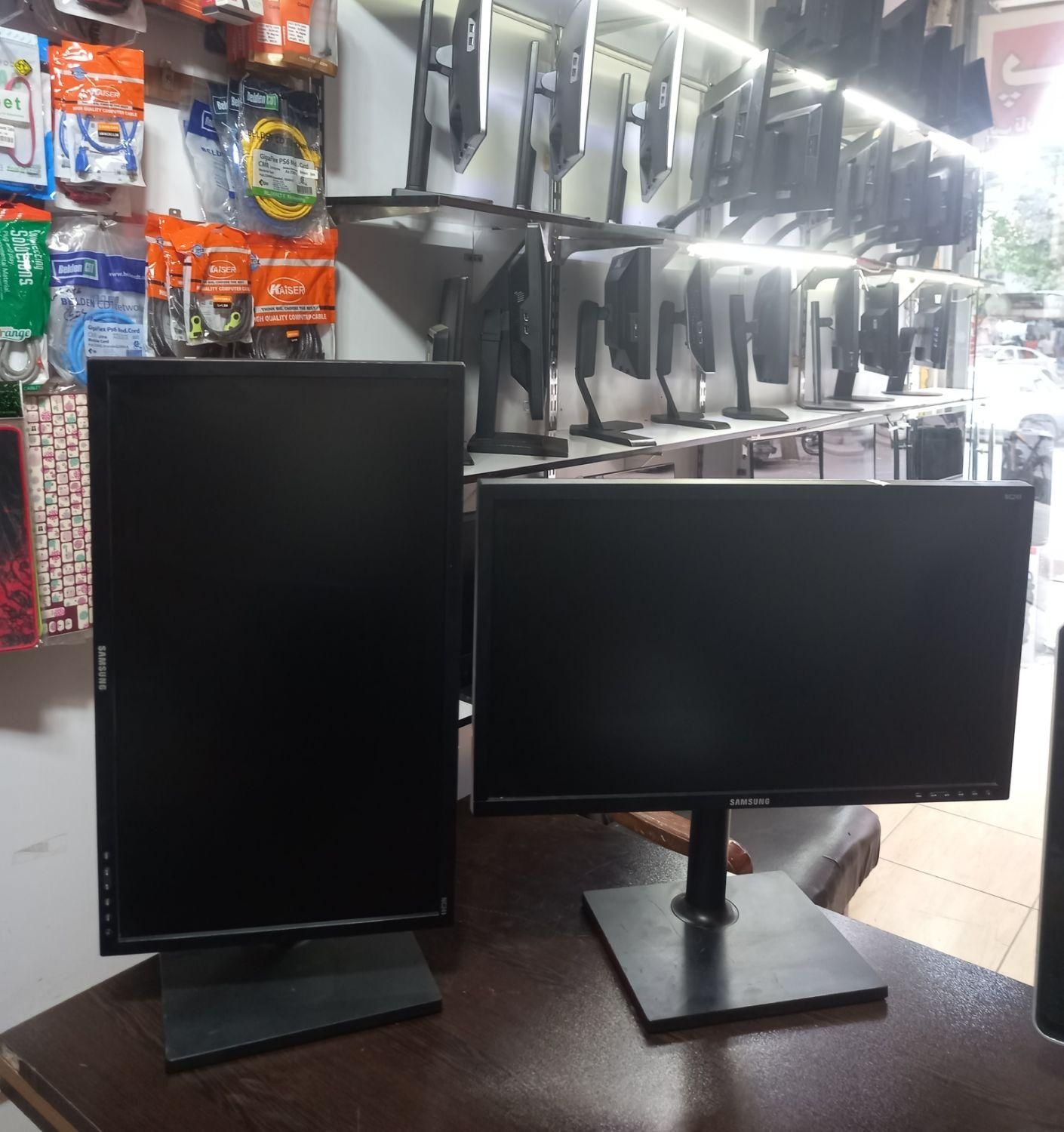 مانیتور استوک ۲۴ اینچ برند سامسونگ led|قطعات و لوازم جانبی رایانه|شهرکرد, |دیوار