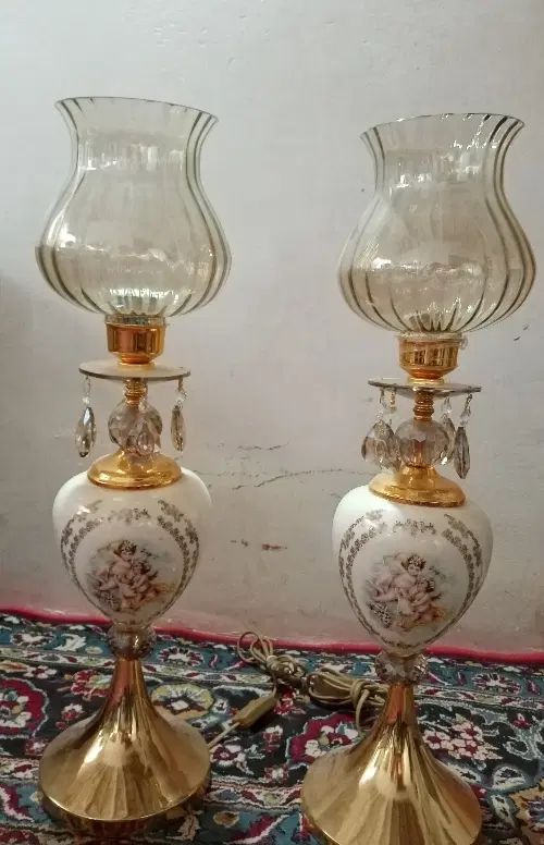 شمعدون جفتی گویی سفید|صنایع دستی و سایر لوازم تزئینی|مشهد, توس فردوسی|دیوار