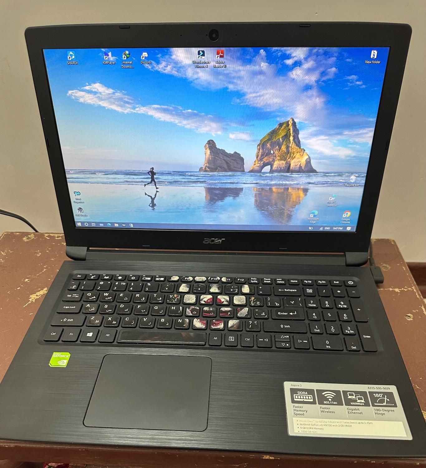 لپتاپ ایسر aspire3 برای گیمینگ و رندرینگ|رایانه همراه|شیراز, گویم|دیوار