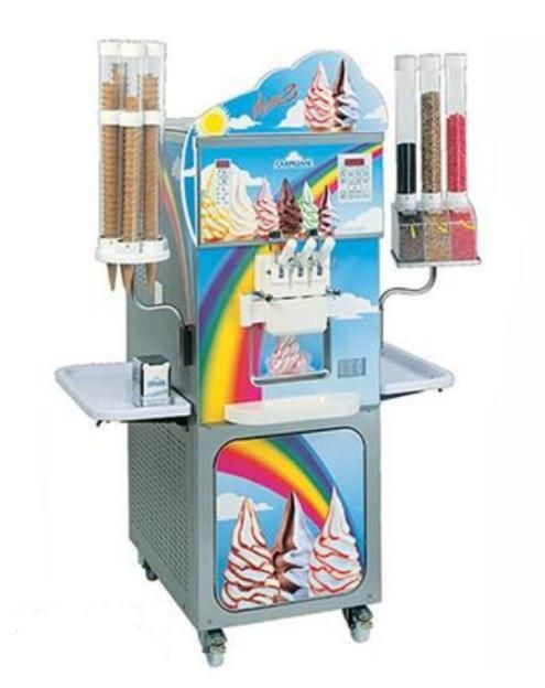 نمایندگی فروش بستنی ساز قیفی ایتالیایی لبه رنگی|فروشگاه و مغازه|بم, |دیوار