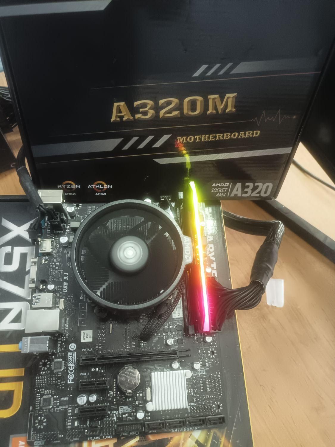 باندل amd مادربردfan CPU Ryzen 3 3100 a320 mh|قطعات و لوازم جانبی رایانه|تهران, شیرازی|دیوار