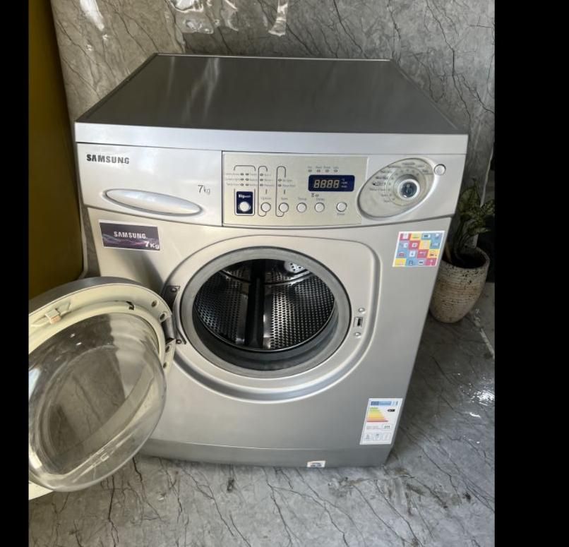 لباسشویی سامسونگ ۷ کیلو کارکرده ۱۲۰۰دور - Samsung|ماشین لباسشویی و خشک‌کن لباس|تهران, آرژانتین|دیوار
