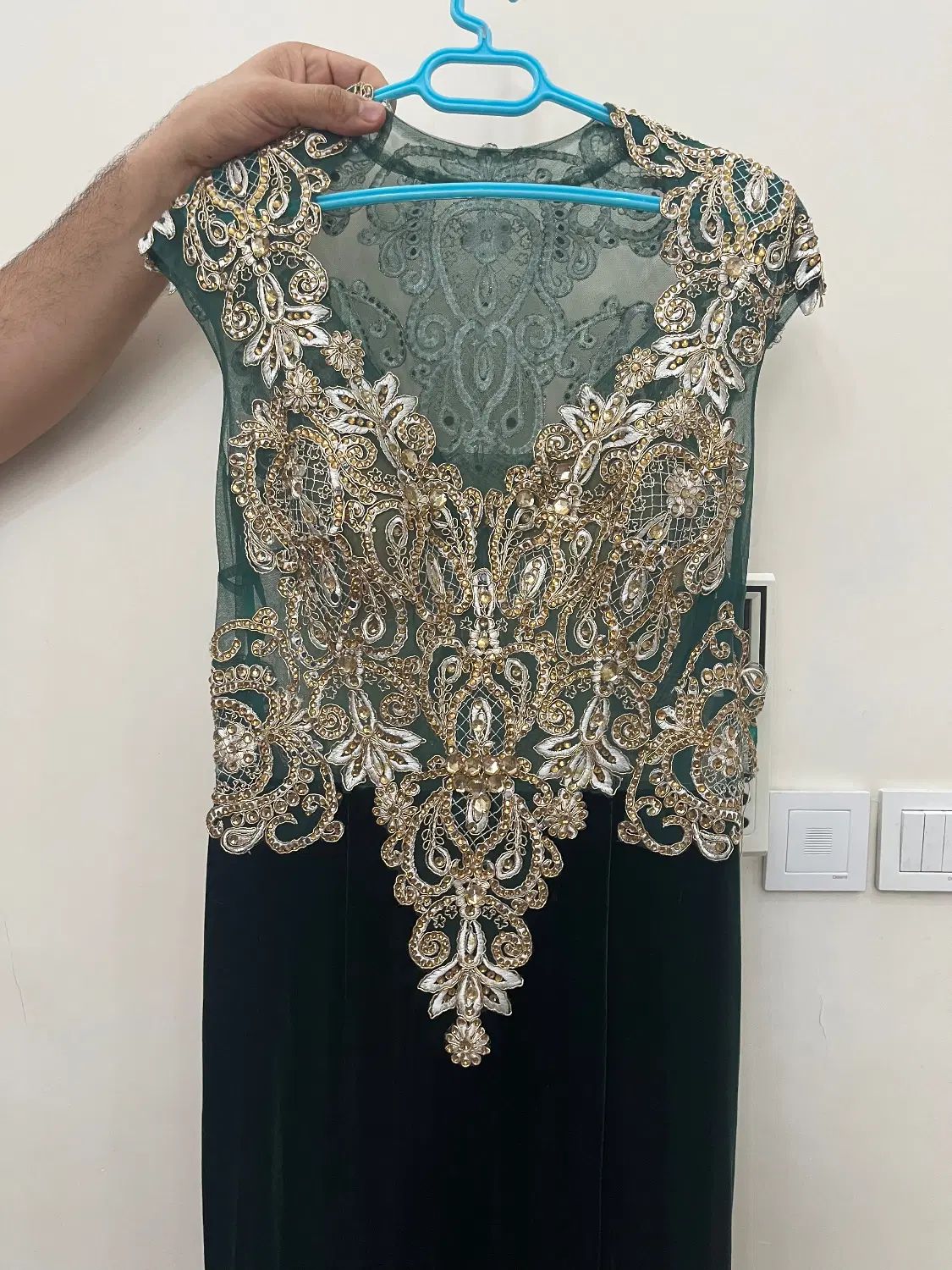 لباس مجلسی مخمل ۳۸|لباس|تهران, نارمک|دیوار