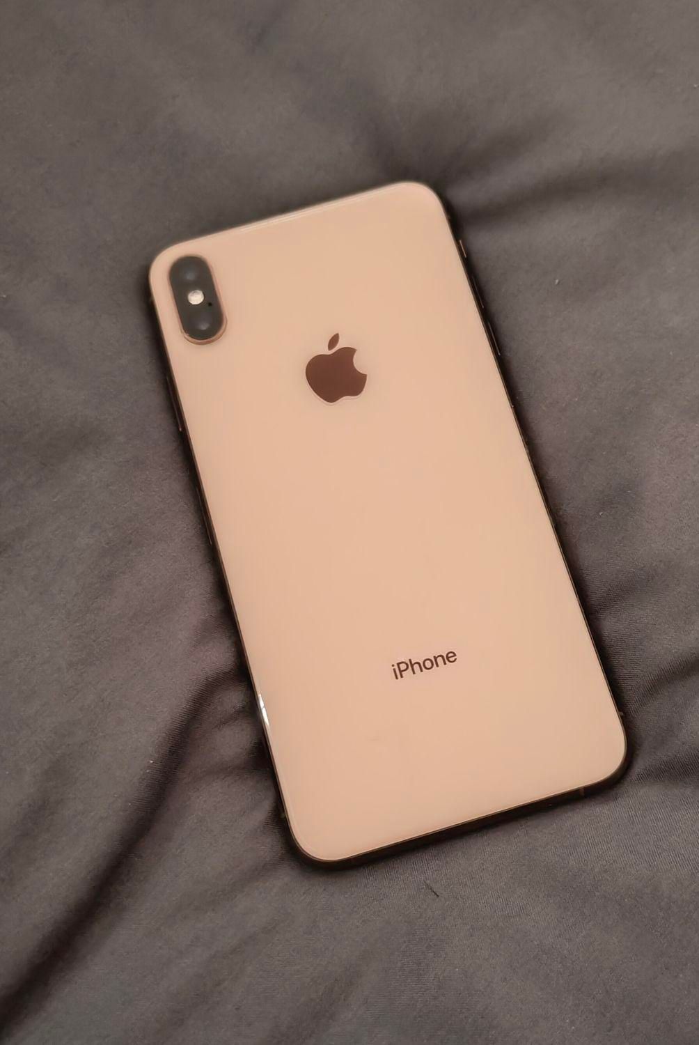 گوشی اپل xs max تک سیم طلایی 64 گیگ|موبایل|شیراز, معالیآباد|دیوار