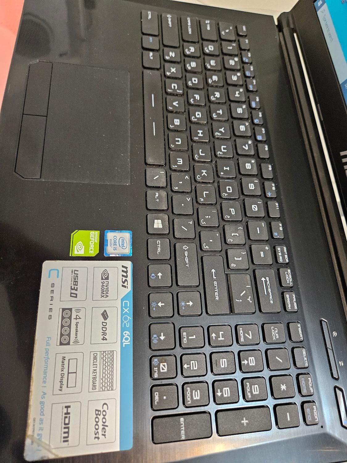 ۳ عدد لپ تاپ  MSI CX62 6QL|رایانه همراه|تهران, ونک|دیوار