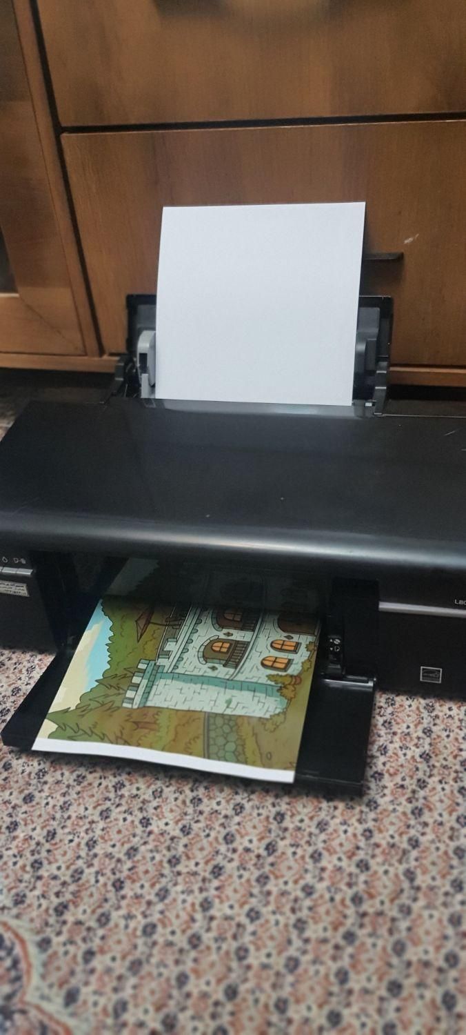 پرینتر جوهر افشان اپسون ۸۰۵ l805|پرینتر، اسکنر، کپی، فکس|تهران, سوهانک|دیوار