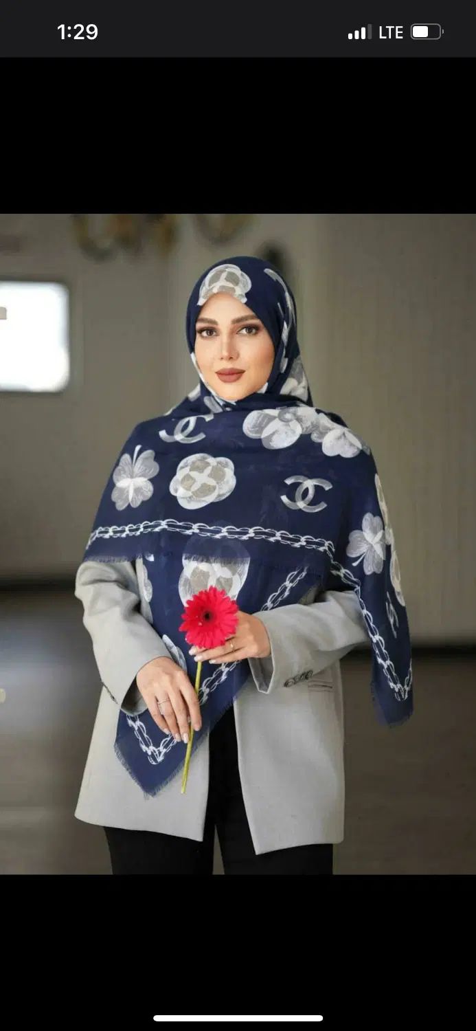 روسری نخ یونیک وارداتی|لباس|تهران, درختی|دیوار