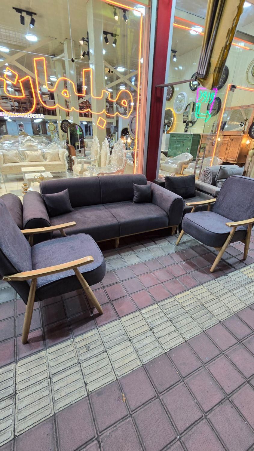 مبل راحتی ۷ نفره پدر مدل سعادتخواه|مبلمان خانگی و میز عسلی|رشت, رودبارتان|دیوار