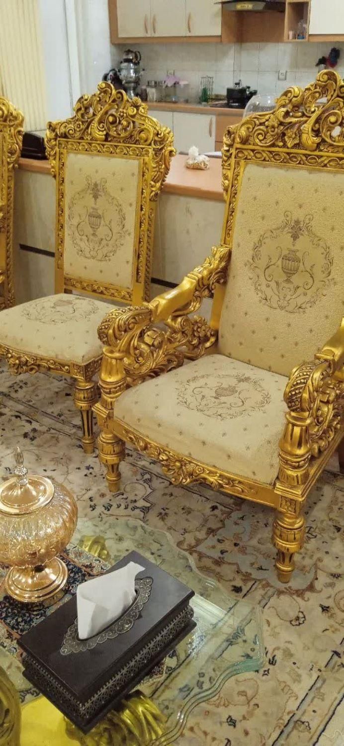 فروش مبلمان کلاسیک در حد نو|مبلمان خانگی و میز عسلی|تهران, جنت‌آباد جنوبی|دیوار