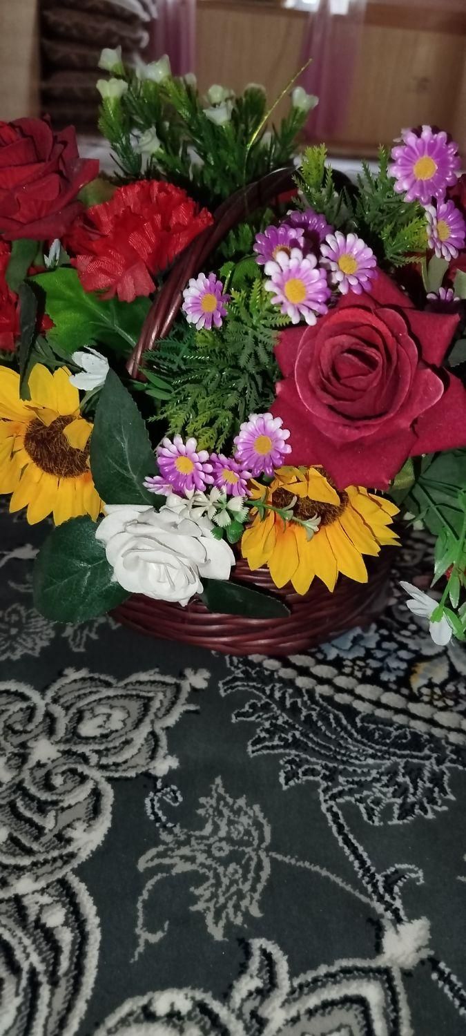 دسته گل مصنوعی برای عروس و دسته گل سبدی|گل مصنوعی|بندرعباس, |دیوار