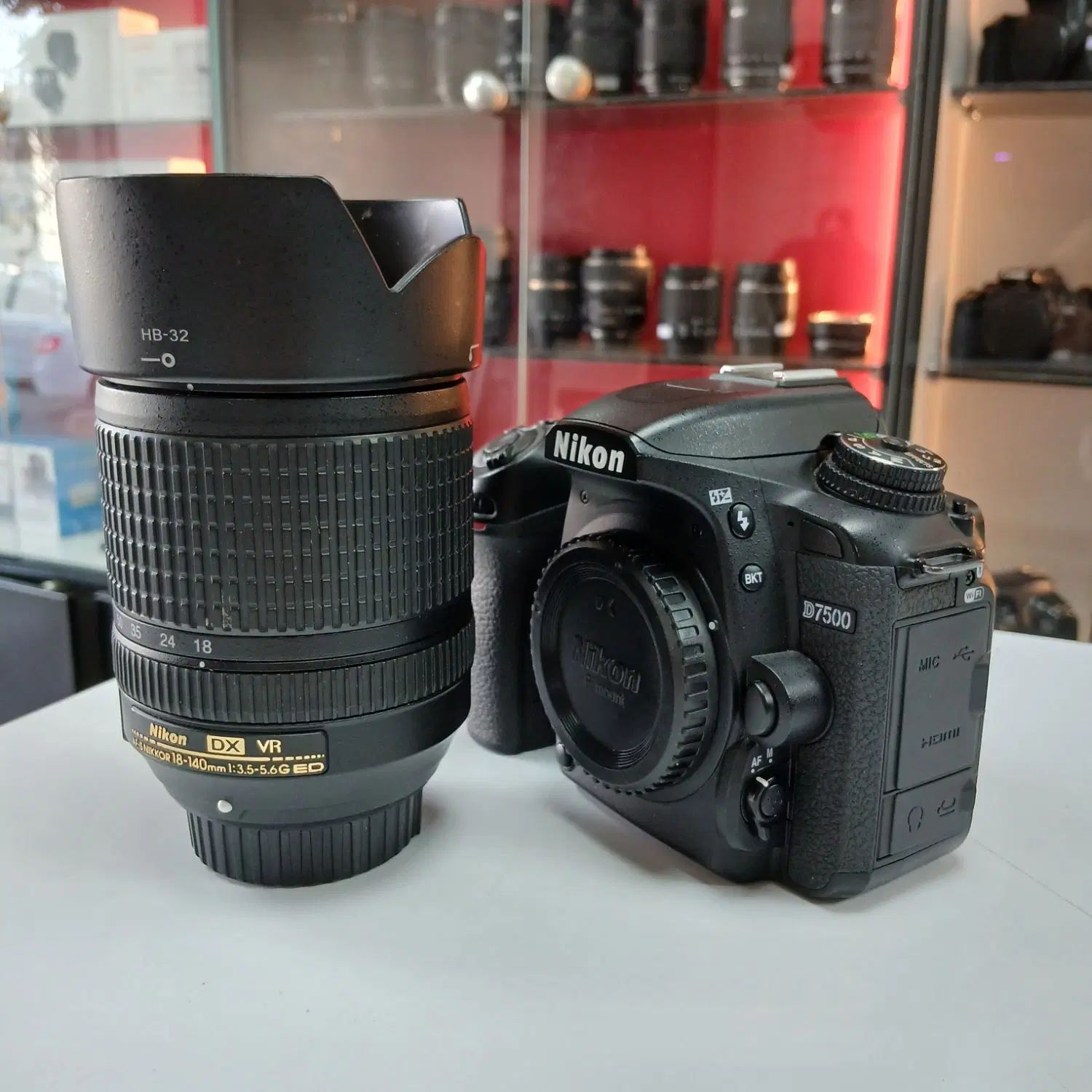 nikon d7500 + 18.140 کاملا سالم و بدون ایراد|دوربین عکاسی و فیلم‌برداری|کرج, گلشهر|دیوار