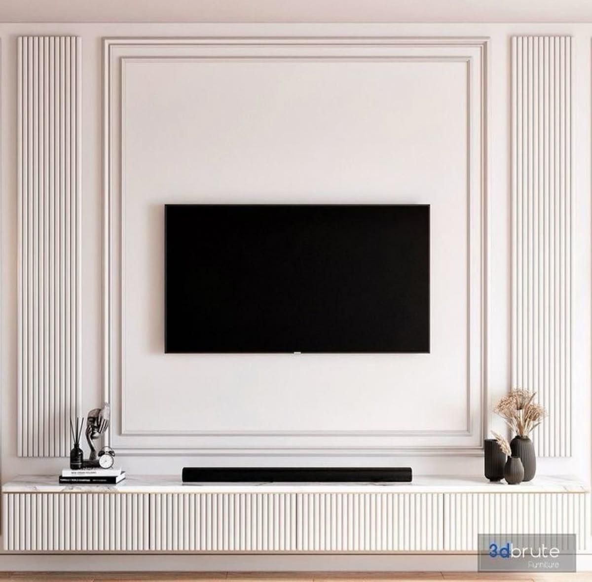 تی وی وال کلاسیک مدل فلورانس|میز تلویزیون|شیراز, ریشمک|دیوار