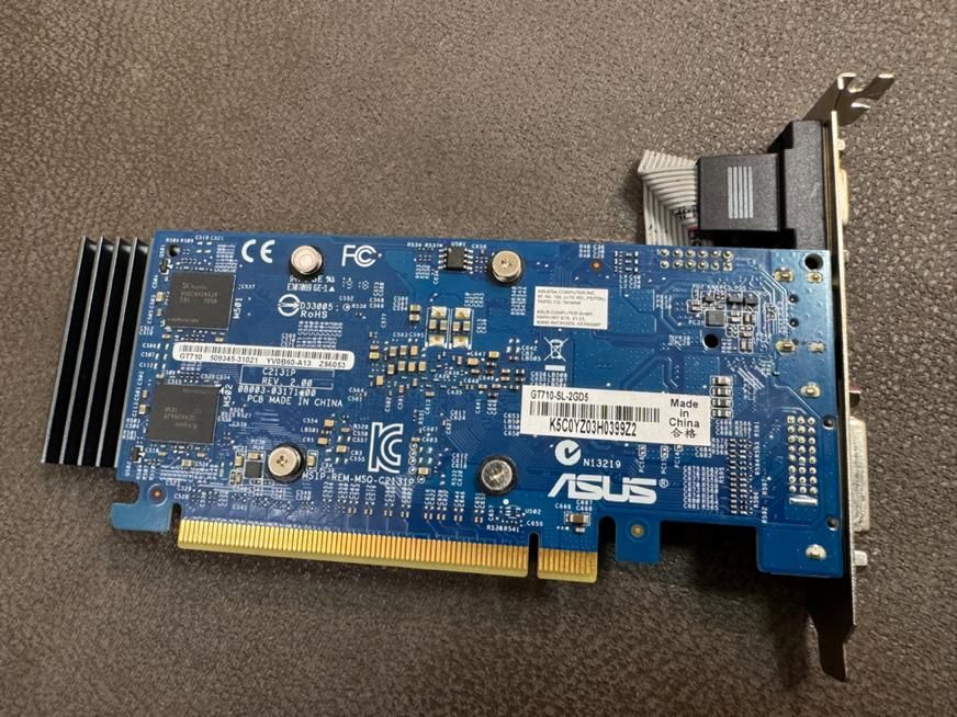 کارت گرافیک ایسوس مدل GT710 SL 2GD5|قطعات و لوازم جانبی رایانه|سیرجان, |دیوار
