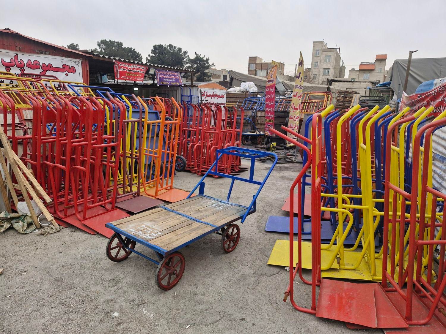 گاری آسان بر چرخ حمل دستی باربر اسان (کارگاه پاپ)|ابزارآلات|تهران, شهید رجایی|دیوار