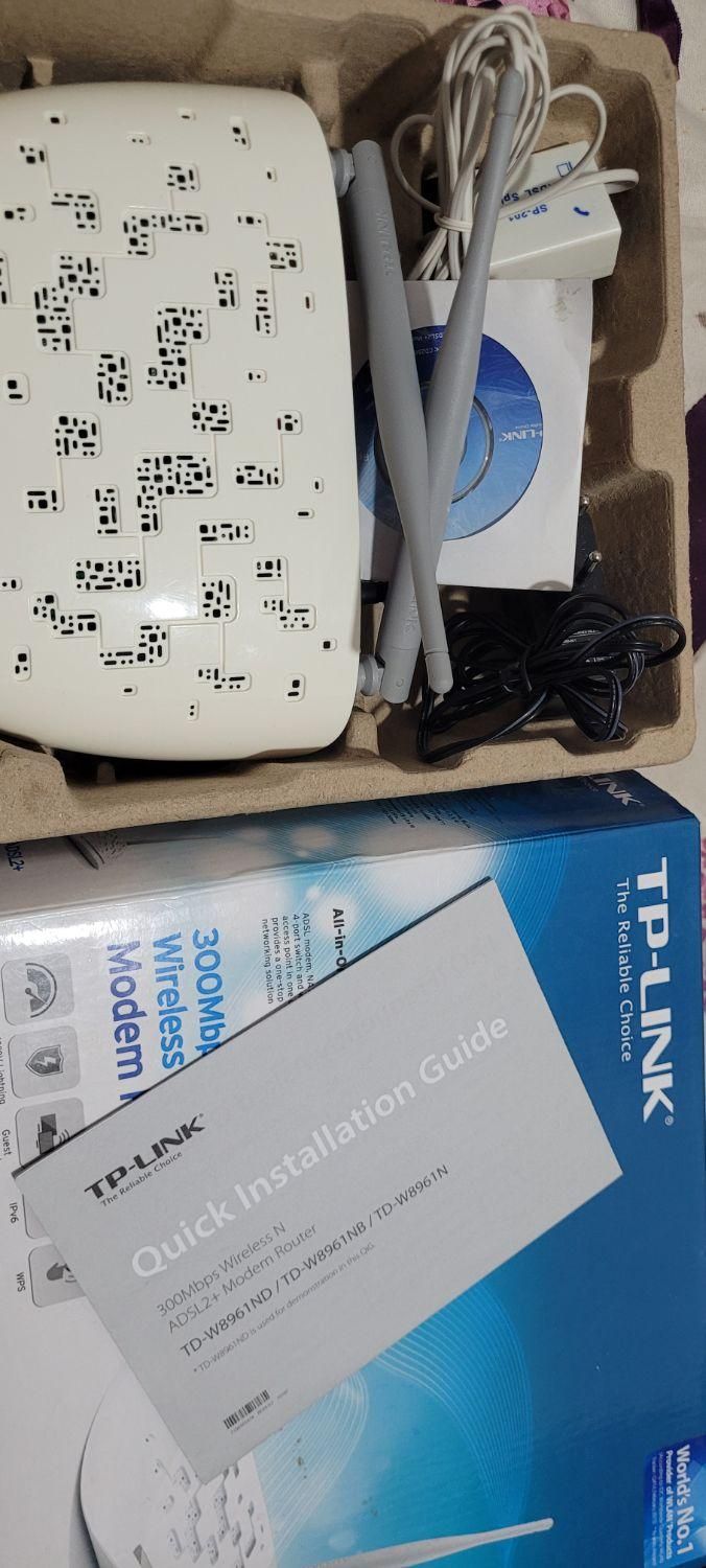 مودم دو آنتن Tp-Link|مودم و تجهیزات شبکه|امیدیه, |دیوار