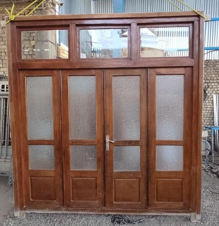 درب پنجره چوبی قدیمی سنتی|مصالح و تجهیزات ساختمان|اصفهان, قائمیه|دیوار