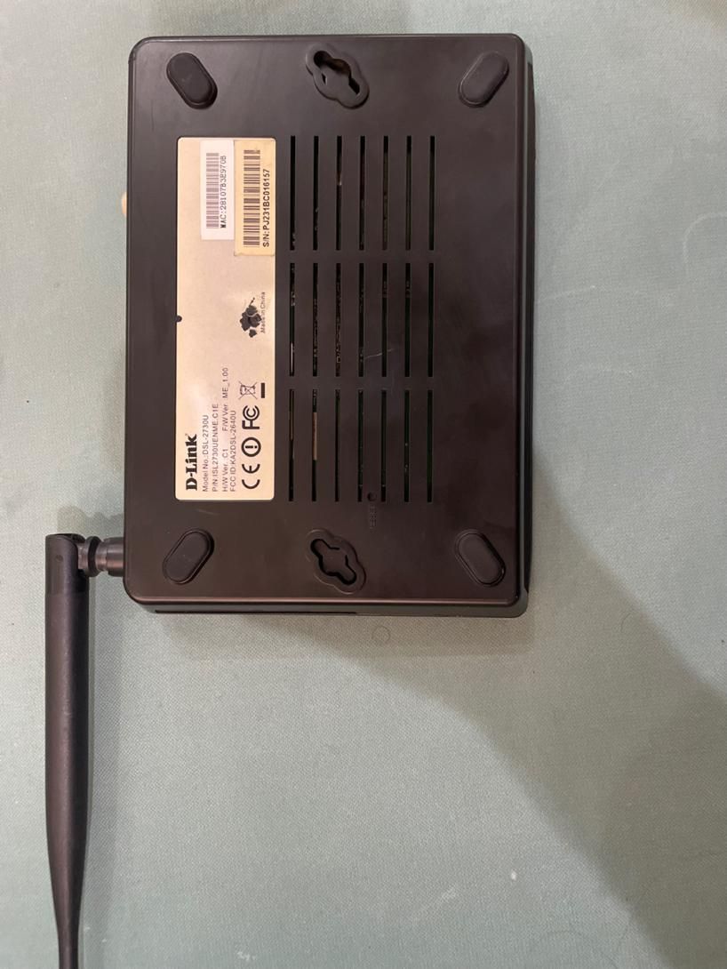 D-Link DSL-2730U مودم روتر|مودم و تجهیزات شبکه|رشت, معلم|دیوار