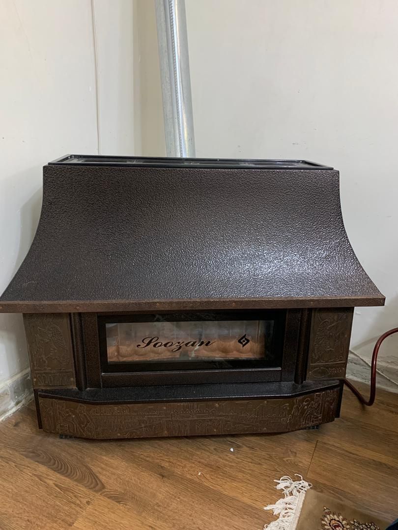 بخاری طرح شومینه|بخاری، هیتر، شومینه|رشت, توشیبا|دیوار