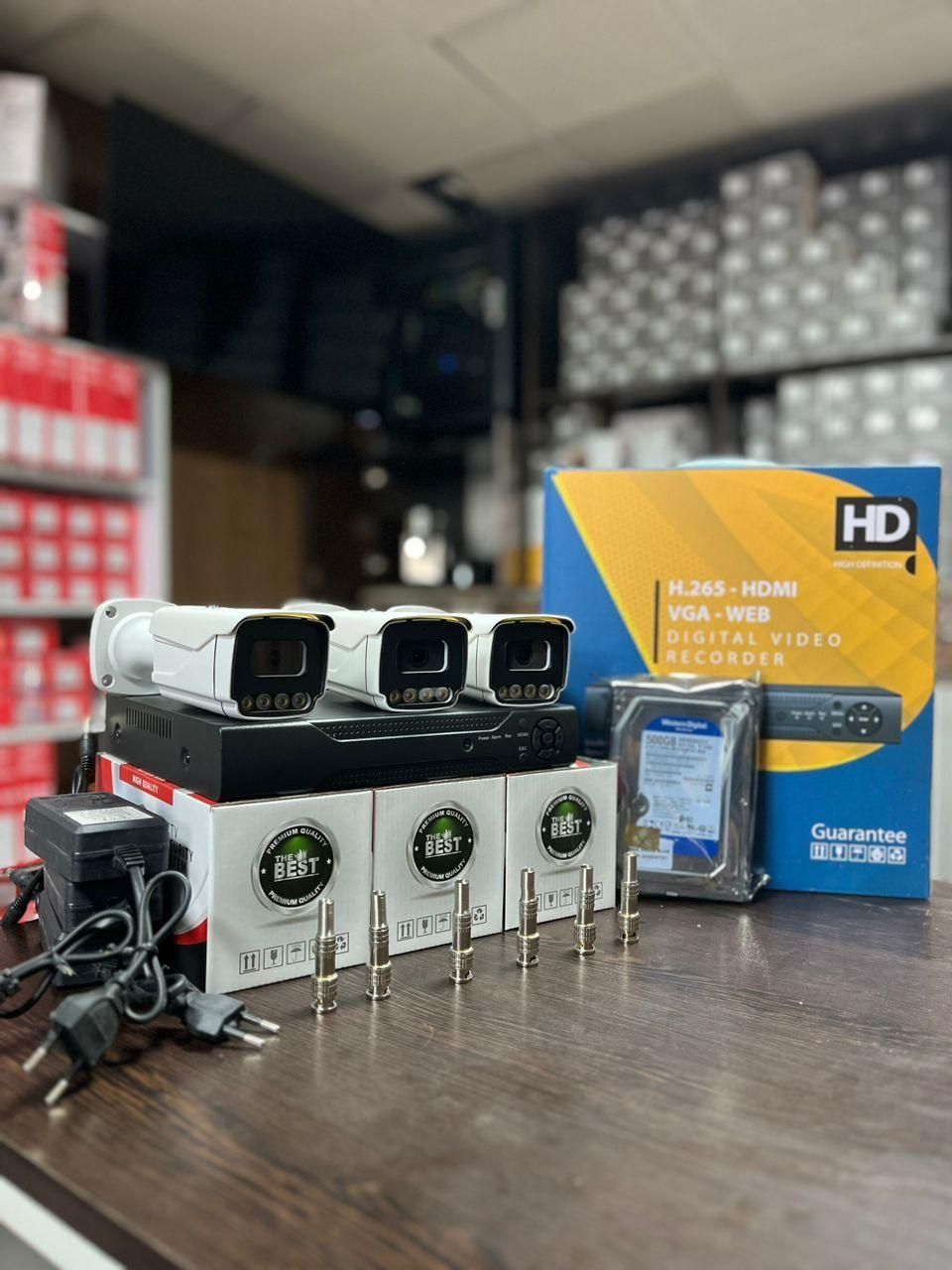 پک کامل دوربین مداربسته AHD|دوربین مداربسته|گلستان (تهران), |دیوار