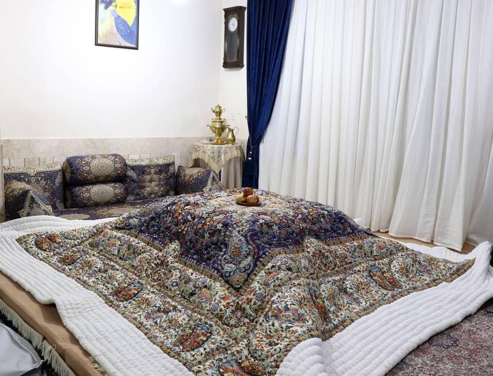 پشتی ترمه سرویس 7 تیکه آبی درباری|پشتی|تهران, بازار|دیوار