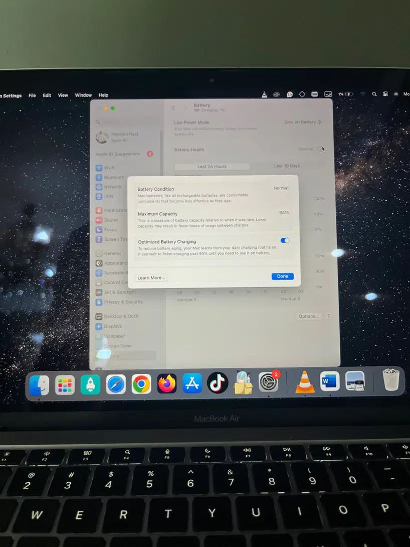 فروش لپ تاپ macbook Air 2020 m1|رایانه همراه|مشهد, چهارچشمه|دیوار
