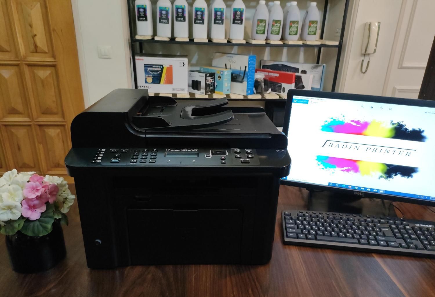 چاپگر لیزری اچ پی استوک چهار کاره LaserJet 1536dnf|پرینتر، اسکنر، کپی، فکس|تهران, ایرانشهر|دیوار