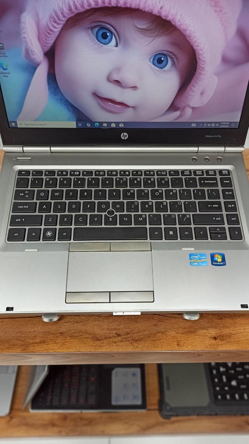لپتاپ دانشجویی رم۸ بدنه آلمینیومی HP 8460p|رایانه همراه|اهواز, نادری|دیوار