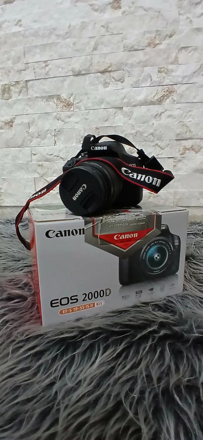 دوربین Canon 2000D/ کاملا نو /با کلیه لوازم جانبی|دوربین عکاسی و فیلم‌برداری|تهران, فلاح|دیوار