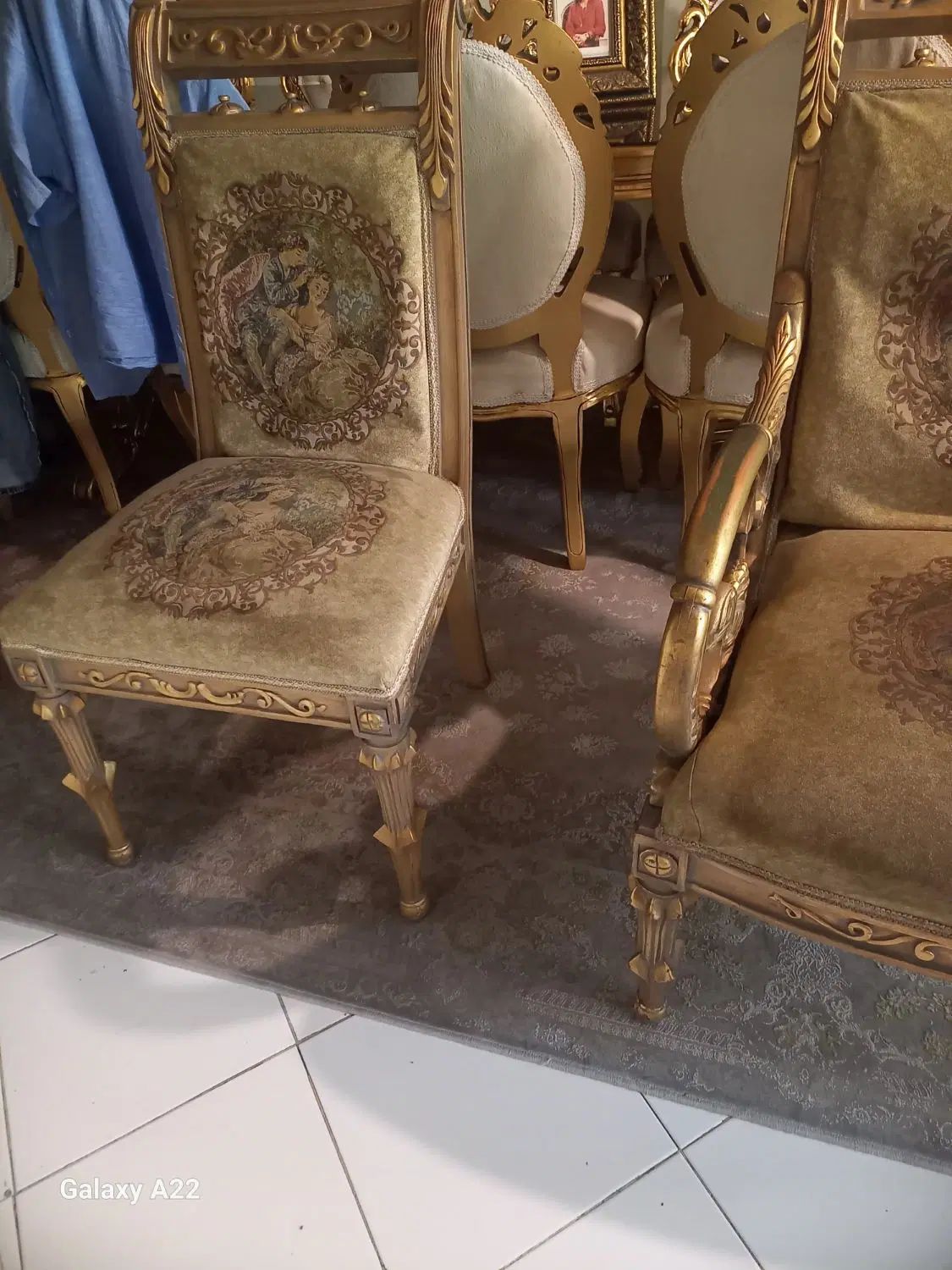 مبل سلطنتی چوب راش|مبلمان خانگی و میز عسلی|تهران, ونک|دیوار