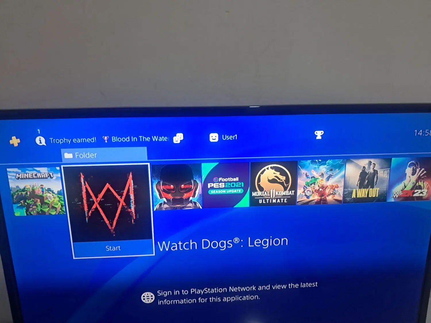 ps4اسلیم اکانتی یک ترا سالم تمیز درحدآک پلمپ خانگی|کنسول، بازی ویدئویی و آنلاین|قم, نیروگاه|دیوار