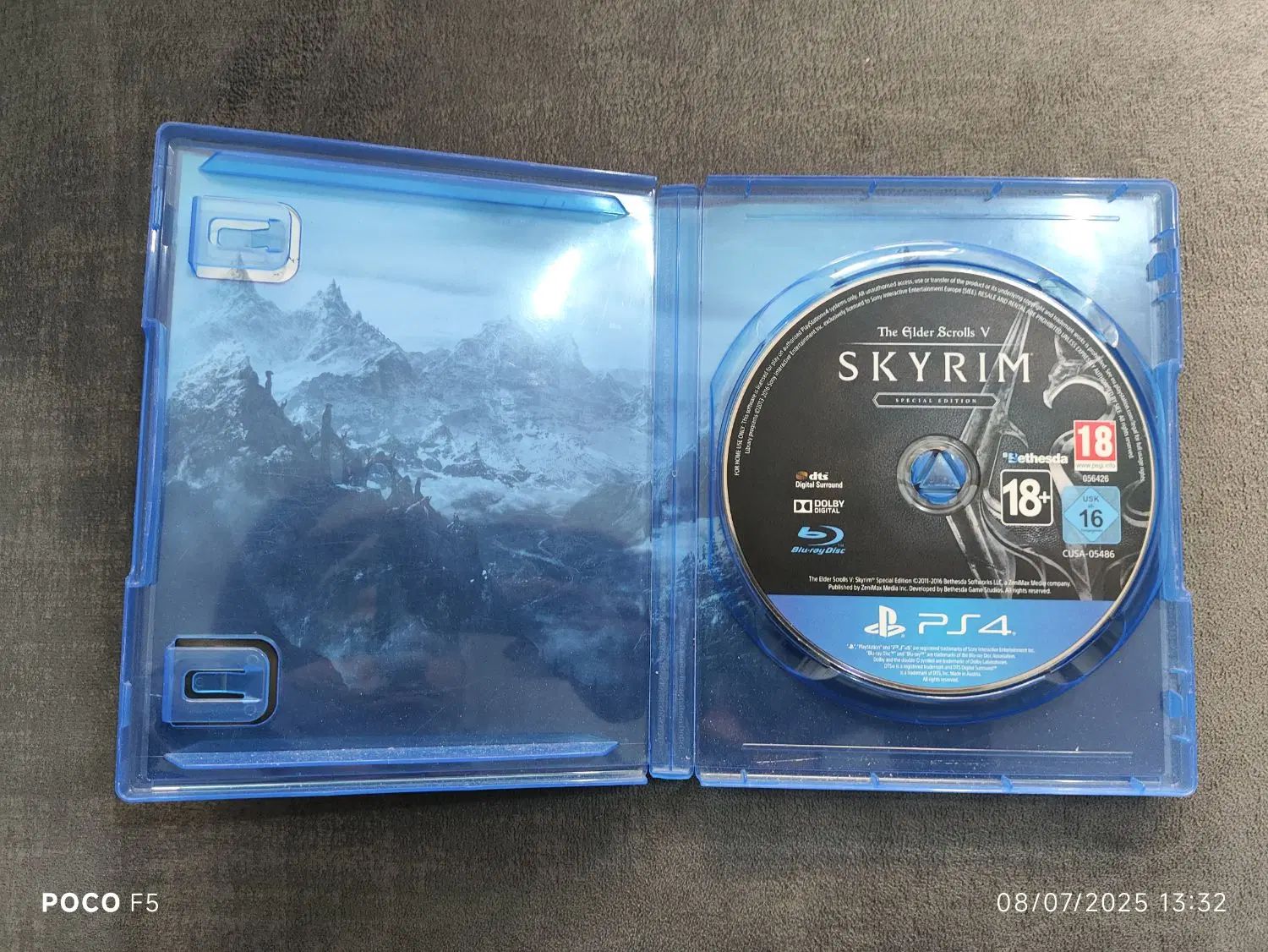 دیسک بازی ps4 Skyrim Special Edition|کنسول، بازی ویدئویی و آنلاین|رشت, دباغیان|دیوار