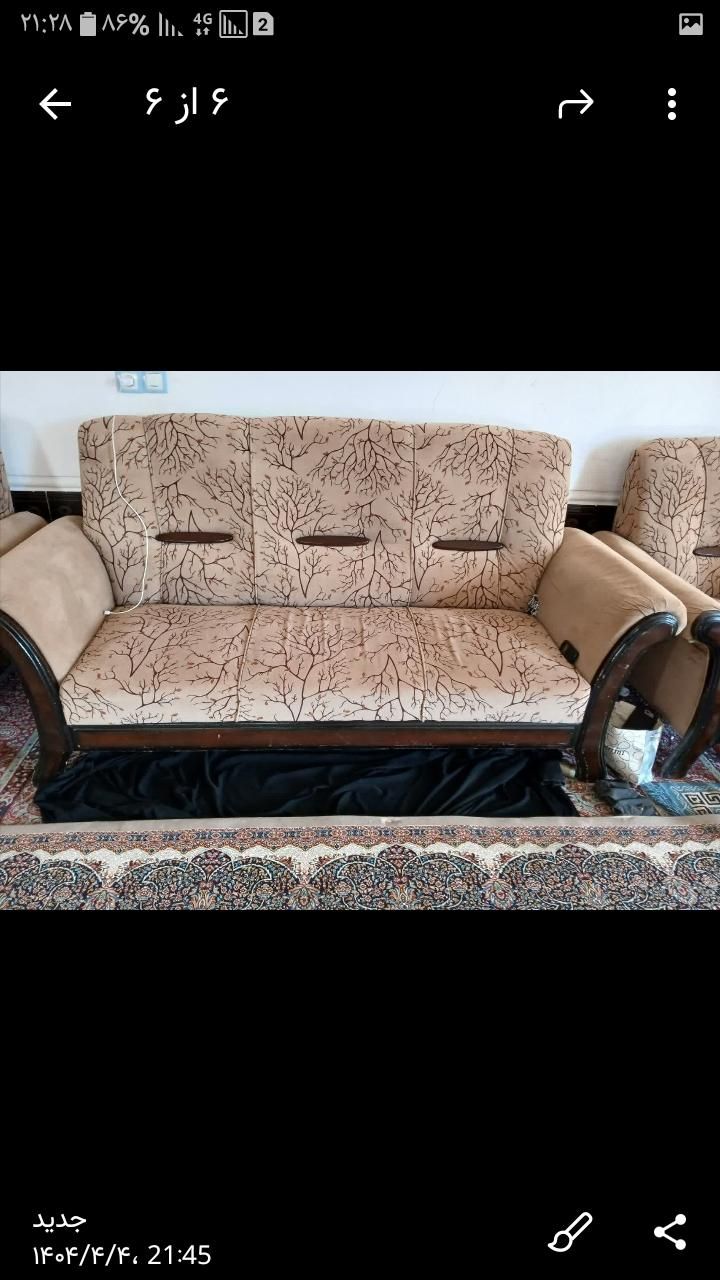 مبل ۷نفره|مبلمان خانگی و میز عسلی|فسا, |دیوار