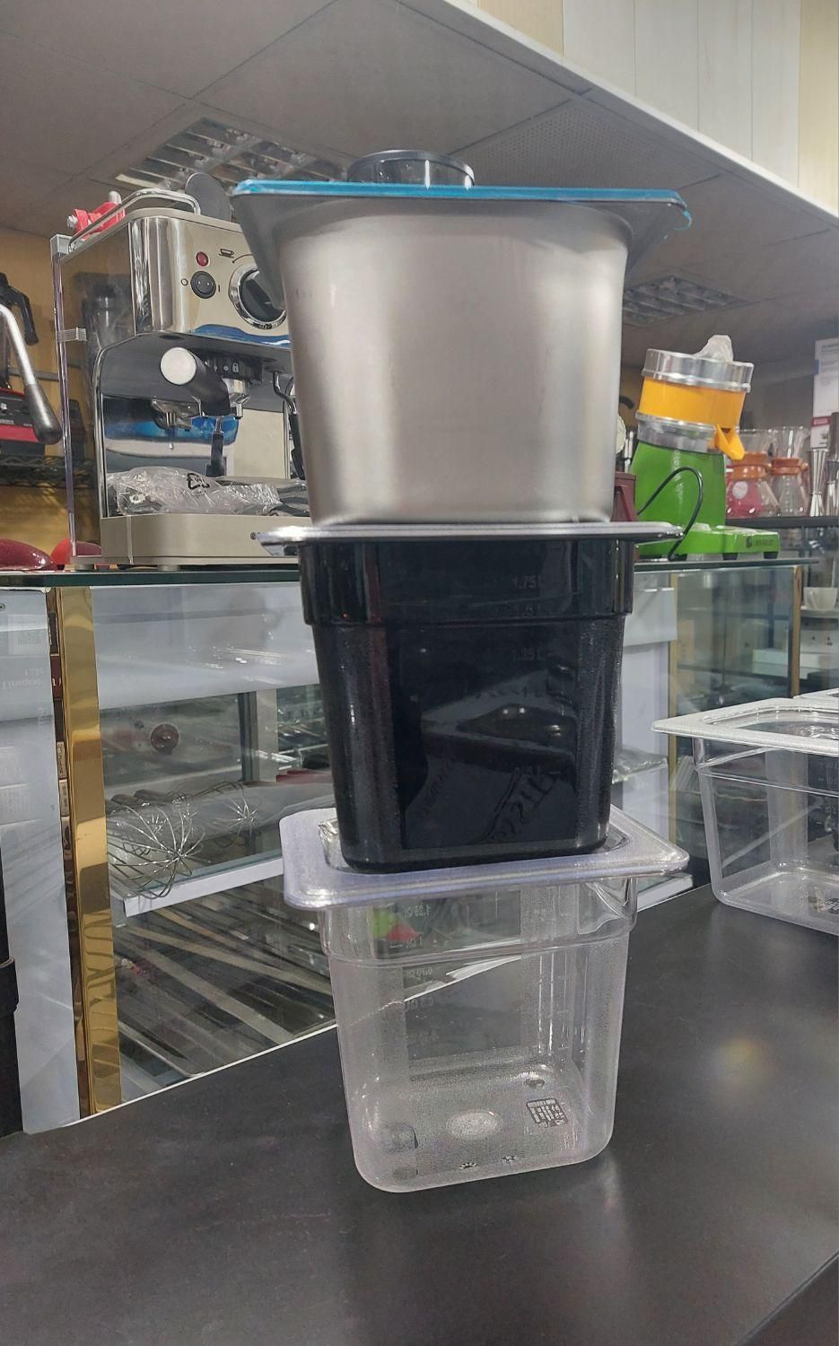 ظرف بنماری ظرف بن ماری استیل بنماری پلی کربنات|کافی‌شاپ و رستوران|رشت, منظریه|دیوار