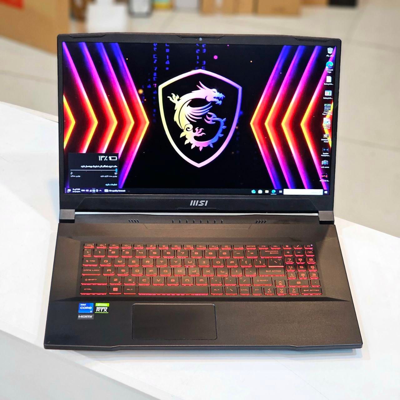 لپتاپ گیمینگ MSI Katana GL76 رندرینگ سوپر مهندسی|رایانه همراه|شیراز, ملاصدرا|دیوار