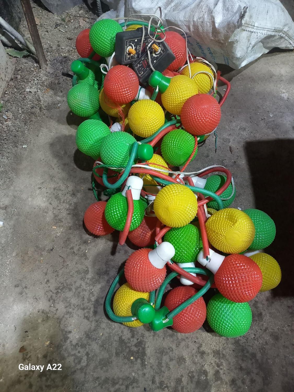 لامپ های تزئینی|ریسه و چراغ تزئینی|باقرشهر, |دیوار