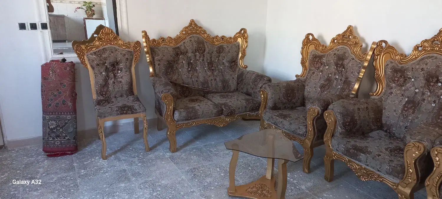 مبل سلطنتی|مبلمان خانگی و میز عسلی|کرج, ملک‌آباد|دیوار
