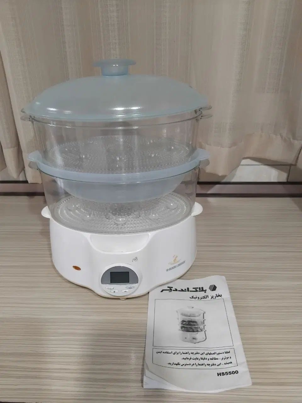 دستگاه بخار پز black & decker|اجاق گاز و لوازم برقی پخت‌وپز|تهران, خانی آباد نو شمالی|دیوار
