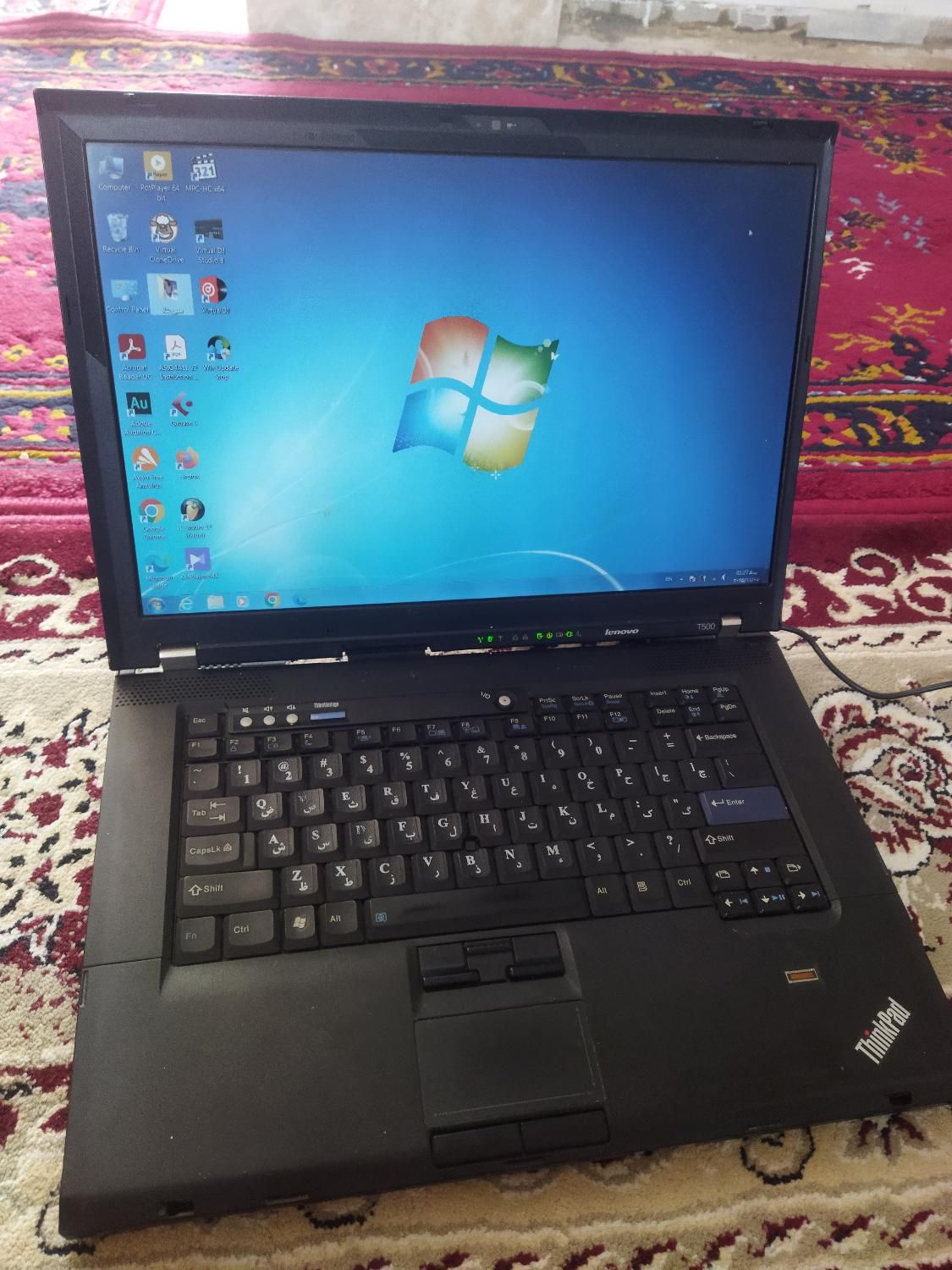لپ تاپ لنوو t500|رایانه همراه|جهرم, |دیوار