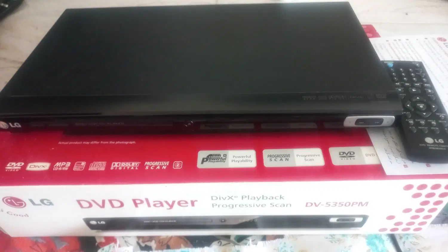 DVD پلیر ال جی|پخش‌کننده DVD و ویدیو|اصفهان, عسگریه|دیوار