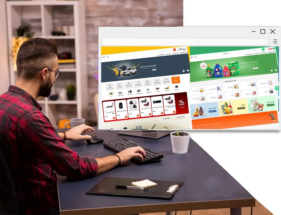 طراحی حرفه ای سایت به همراه اپلیکیشن|خدمات رایانهای و موبایل|قم, انسجام|دیوار