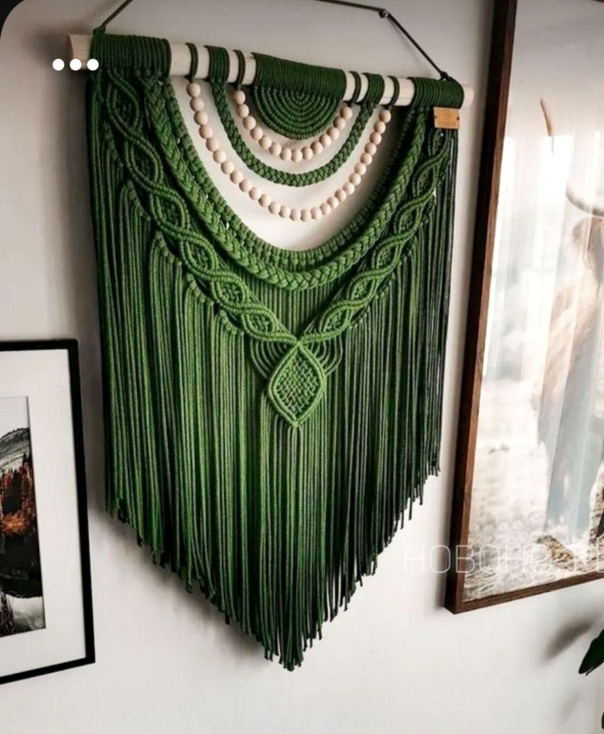 آف دیوارکوب مکرومه پرده رومیزی کوسن لوستر گیفت|صنایع دستی و سایر لوازم تزئینی|مشهد, امیریه|دیوار