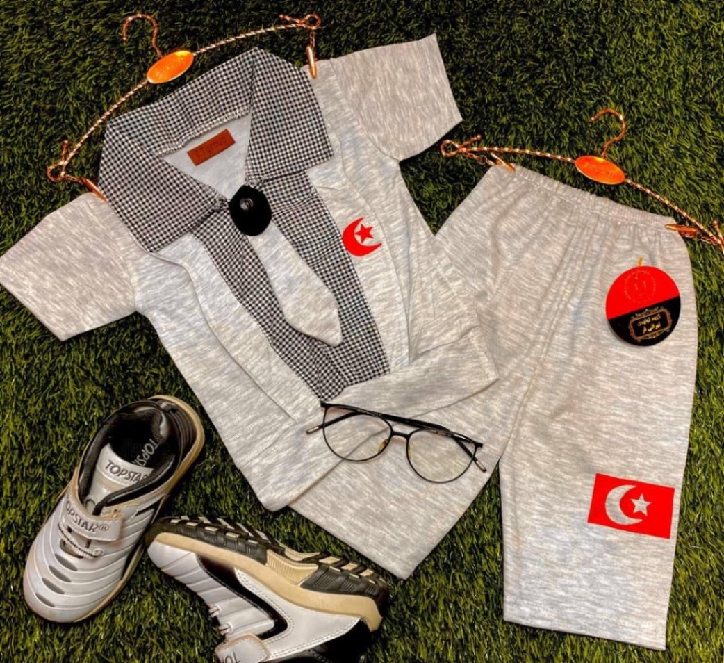 تولیدی عمده - ست ۲ تیکه پسر طرح ترکیه|کفش و لباس بچه|بجنورد, |دیوار